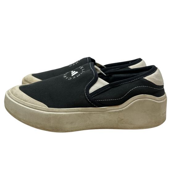 Adidas by Stella McCartney Court Slip-On Shoes Sneakers Platform Black Size US 9 - Picture 8 of 12